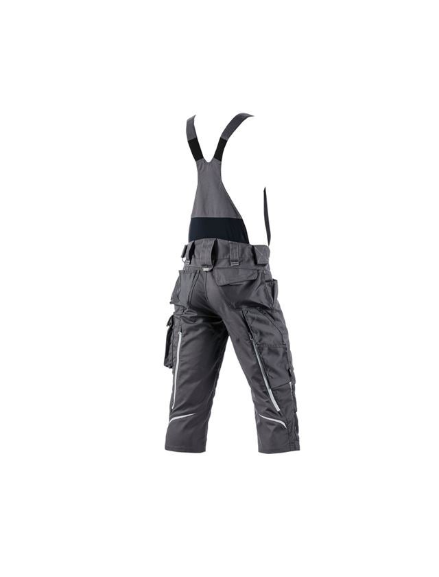 Work Trousers: 3/4 bib & brace e.s.motion 2020 + anthracite/platinum 1