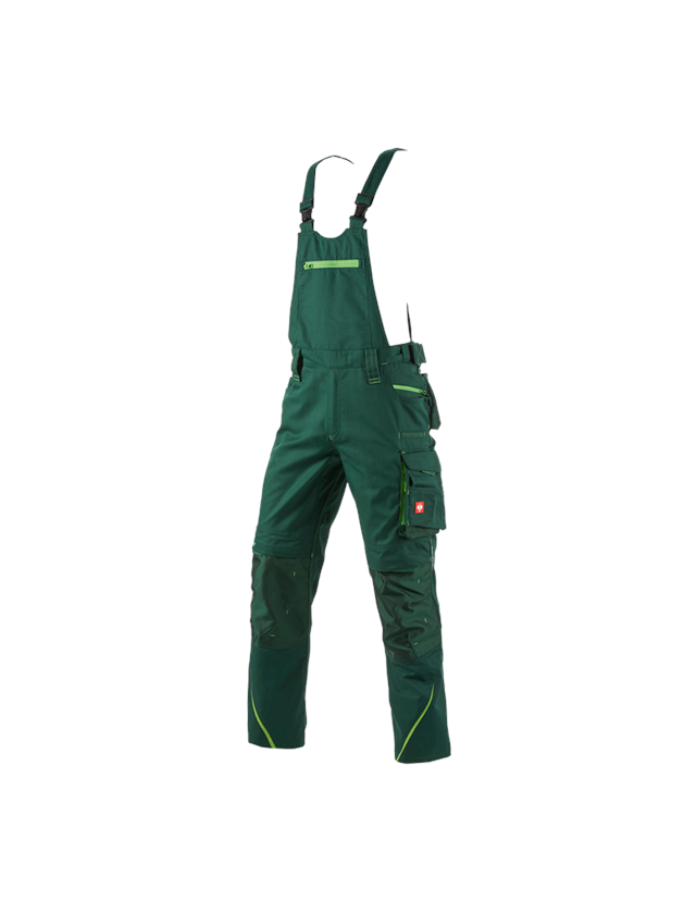 Work Trousers: Bib & brace e.s.motion 2020 + green/sea green 2
