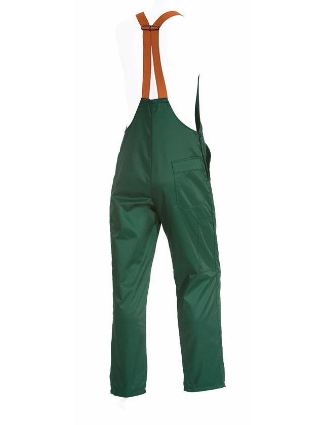 Work Trousers: Foresters Bib & Brace  + green/orange 3