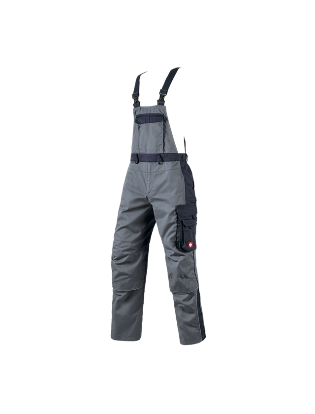 Work Trousers: Bib & Brace e.s.active + grey/navy 2