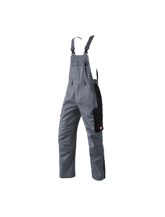 Work Trousers: Bib & Brace e.s.active + grey/black 2