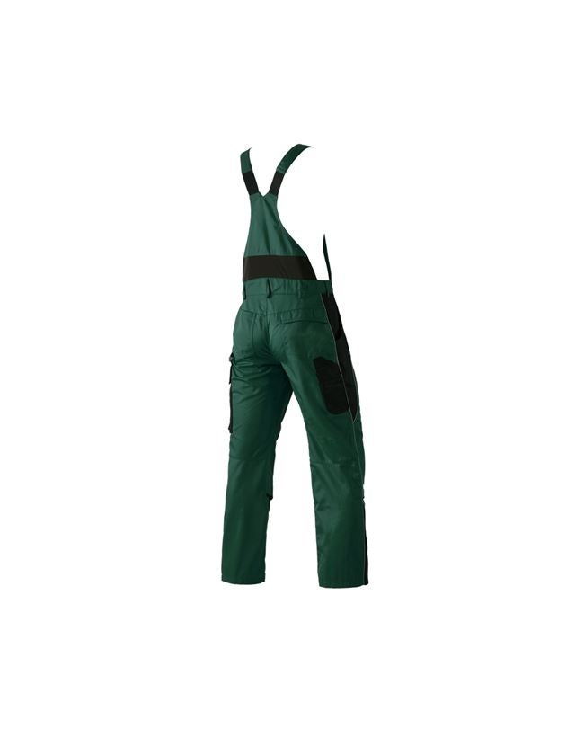 Work Trousers: Bib & Brace e.s.active + green/black 3
