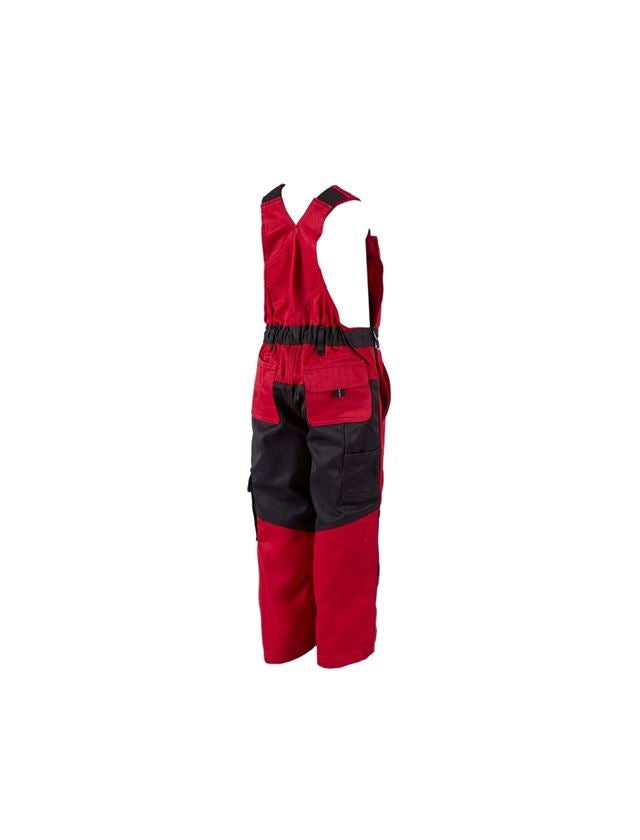 Pantalons: Salopette pour enfants e.s.image + rouge/noir 3