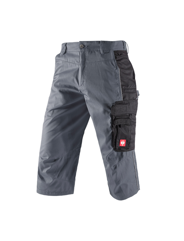 Work Trousers: e.s.active 3/4 length trousers + grey/black 2