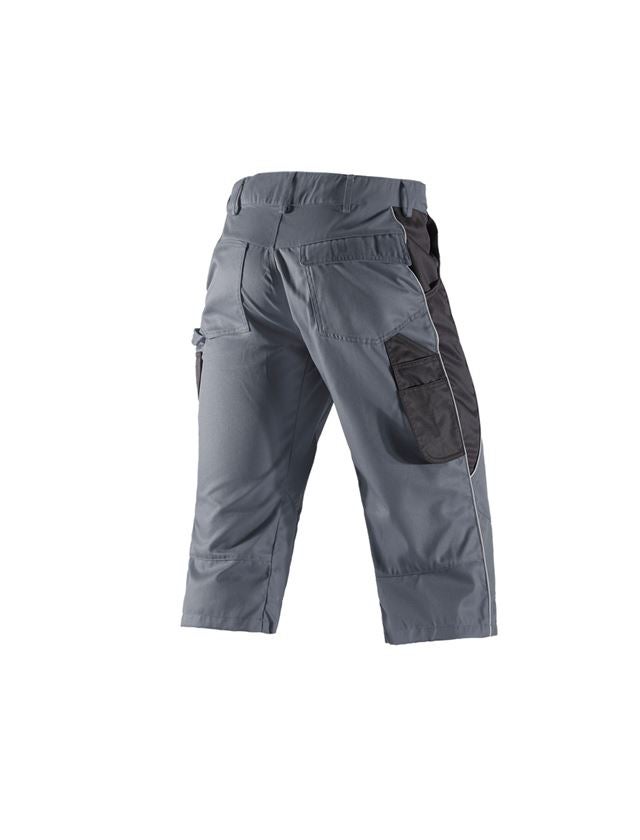 Work Trousers: e.s.active 3/4 length trousers + grey/black 3