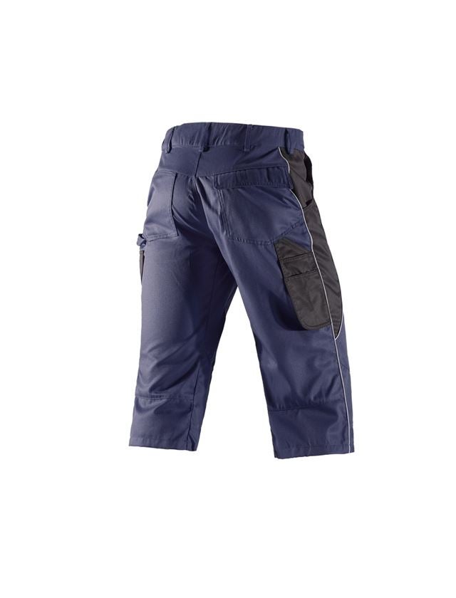 Work Trousers: e.s.active 3/4 length trousers + navy/black 3