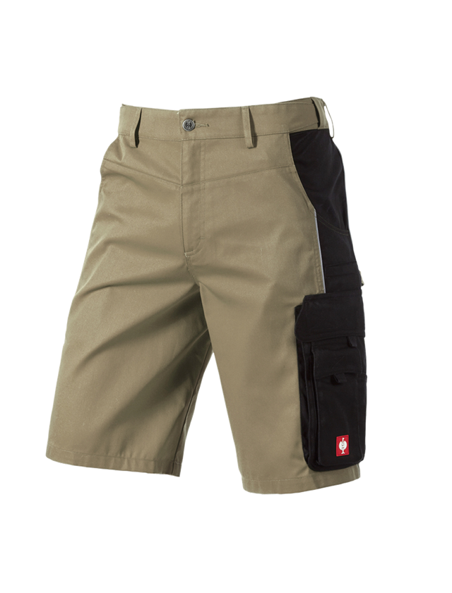 Work Trousers: Shorts e.s.active + khaki/black 2