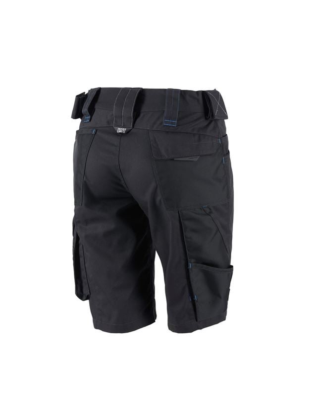Work Trousers: Shorts e.s.motion 2020, ladies' + graphite/gentian blue 3