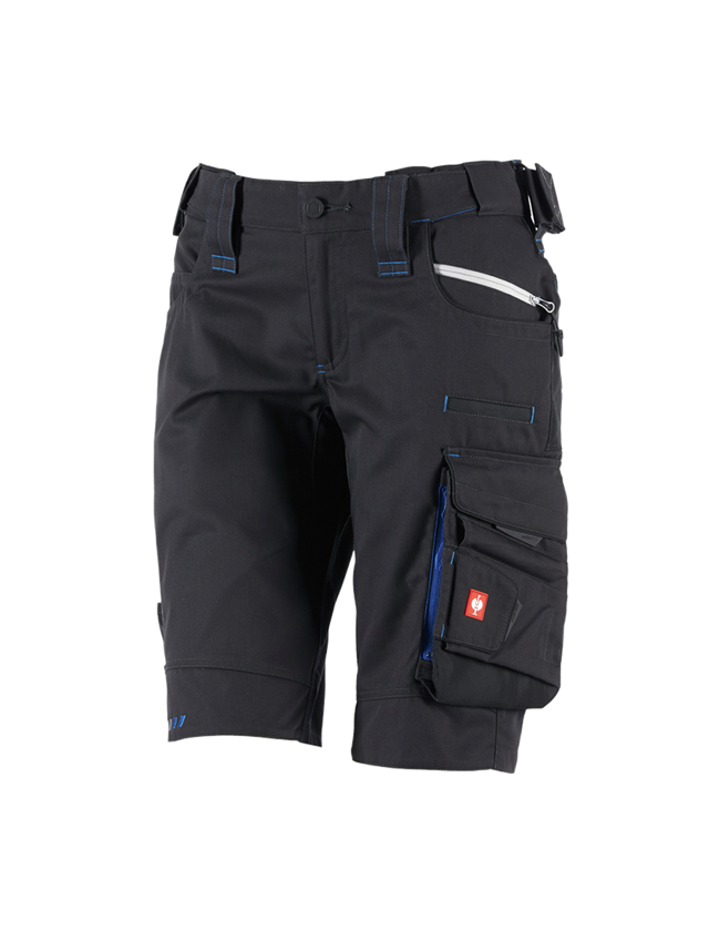 Work Trousers: Shorts e.s.motion 2020, ladies' + graphite/gentian blue 2