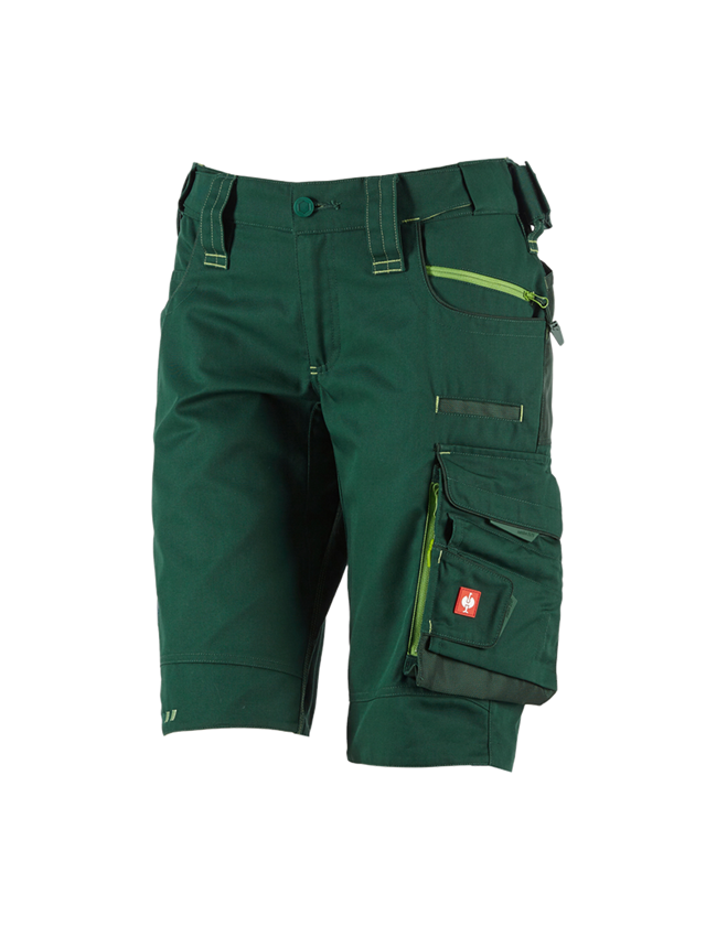 Work Trousers: Shorts e.s.motion 2020, ladies' + green/sea green 2