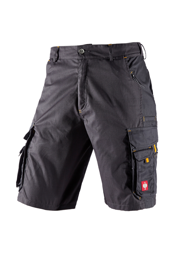 Work Trousers: Shorts e.s.carat + anthracite/yellow 2