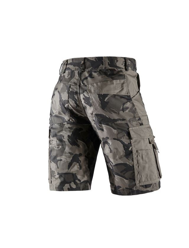 Pantalons de travail: Short e.s.camouflage + camouflage gris pierre 3