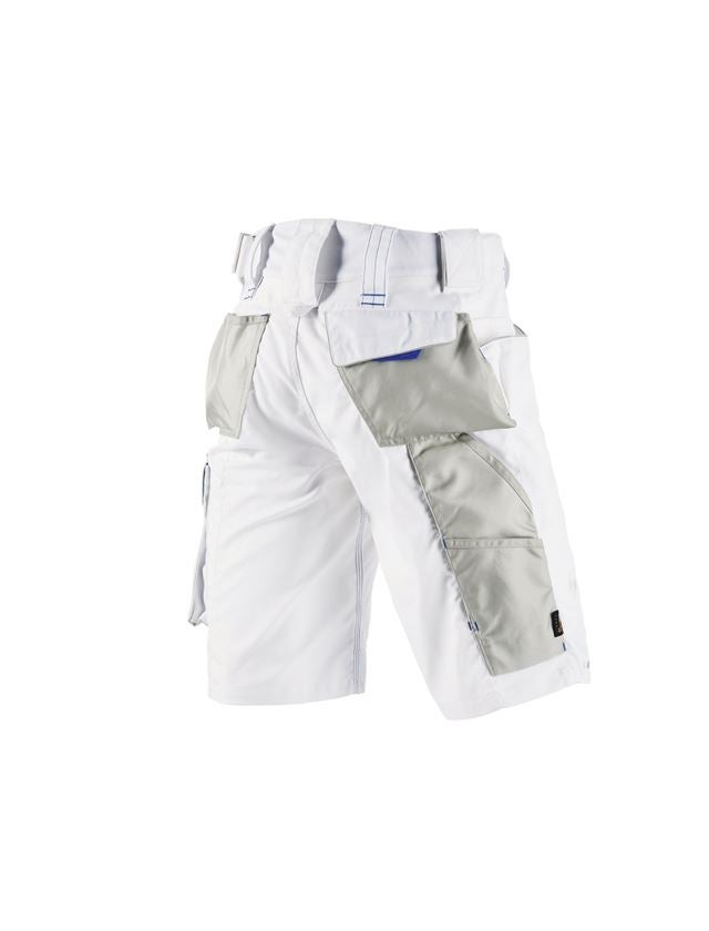 Work Trousers: Shorts e.s.motion 2020 + white/gentian blue 3