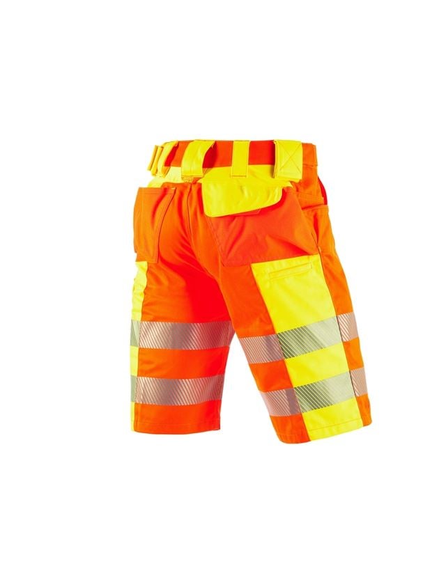 Work Trousers: High-vis shorts e.s.motion 2020 + high-vis orange/high-vis yellow 3