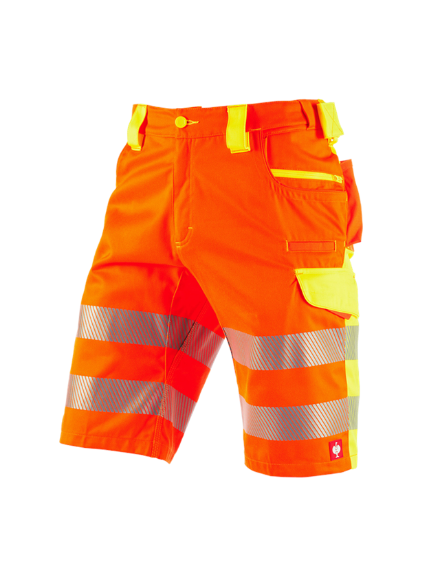 Pantalons de travail: Short fluorescent e.s.motion 2020 + orange fluo/jaune fluo 2