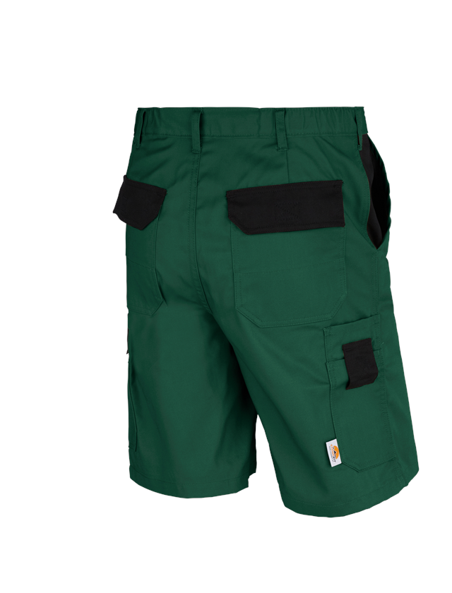 Pantalons de travail: STONEKIT Short Odense + vert/noir 1