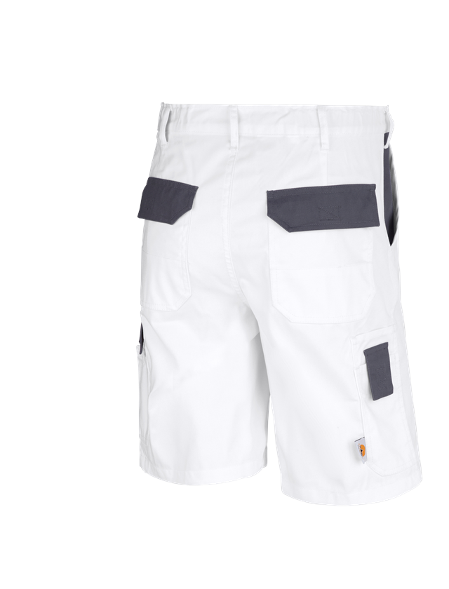 Work Trousers: STONEKIT Short Odense + white/grey 1