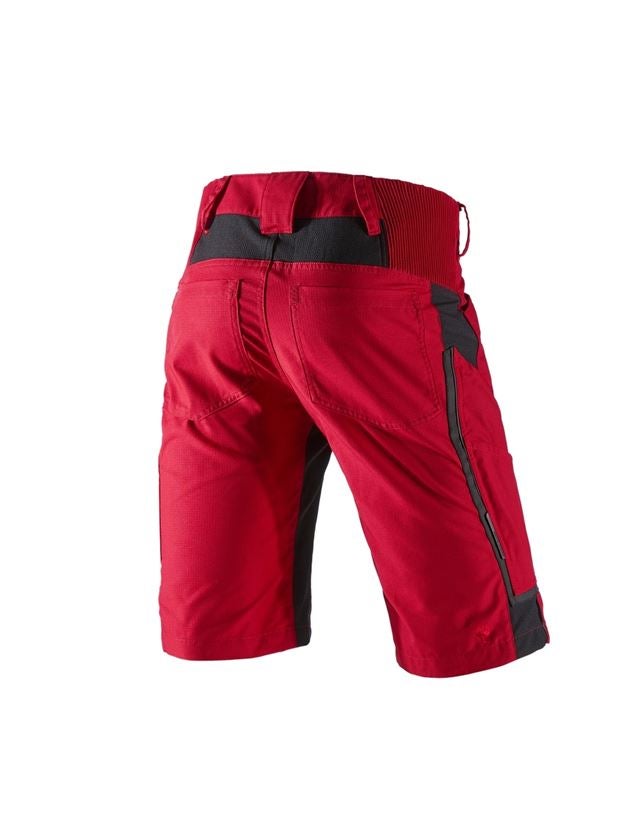 Work Trousers: Shorts e.s.vision, men's + red/black 3