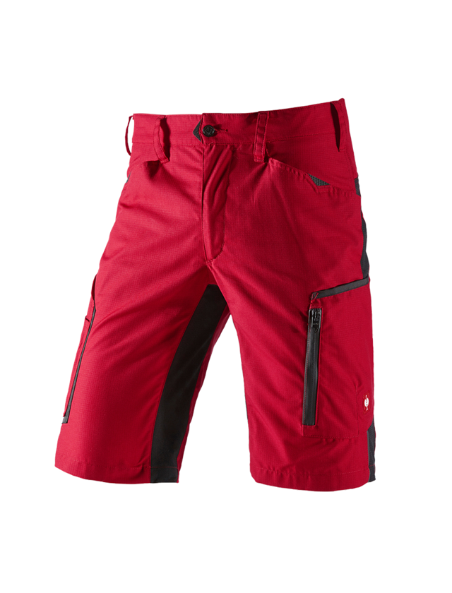 Work Trousers: Shorts e.s.vision, men's + red/black 2