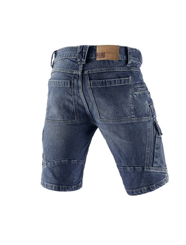 Hosen: e.s. Cargo Worker-Jeans-Short POWERdenim + darkwashed 1