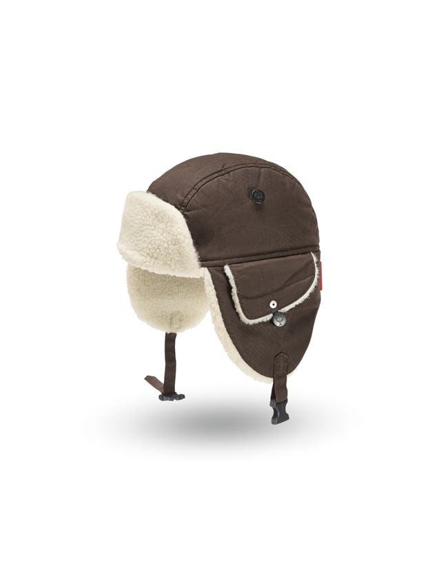 Accessories: e.s. Winter hat cotton touch + bark
