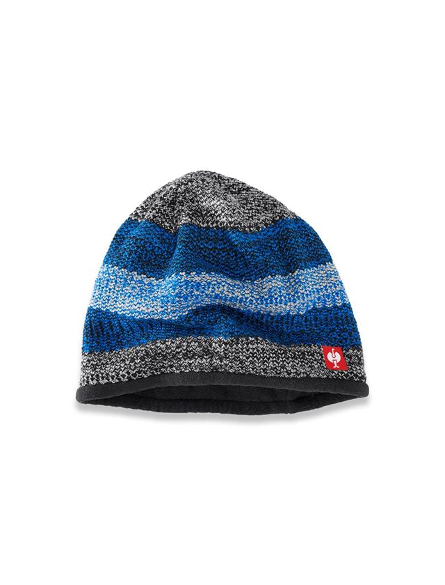 Topics: Knitted cap e.s.motion 2020 + graphite/gentianblue