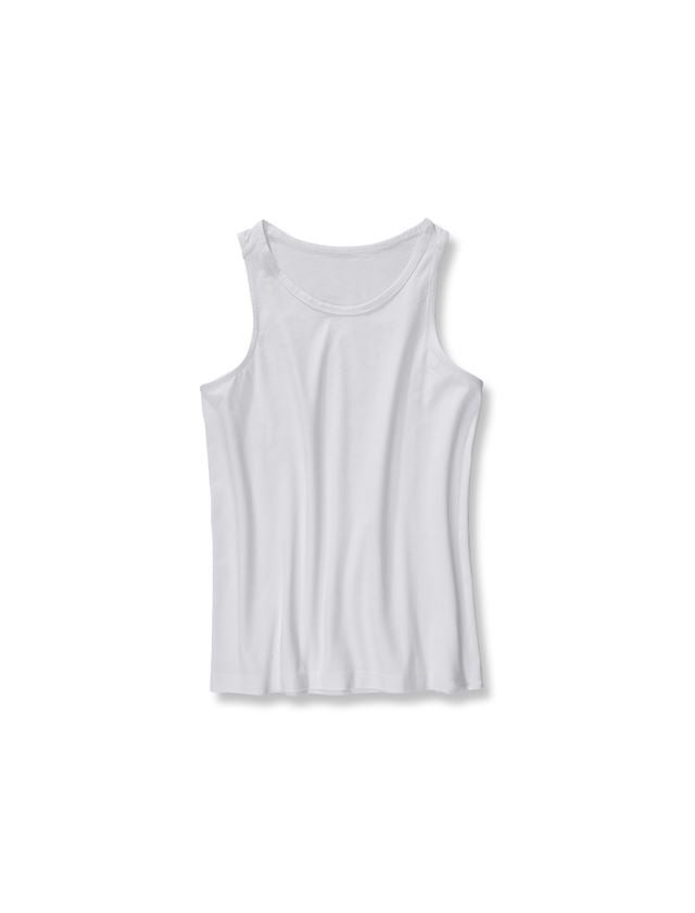 Underwear | Functional Underwear: e.s. Cotton stretch tank shirt + white