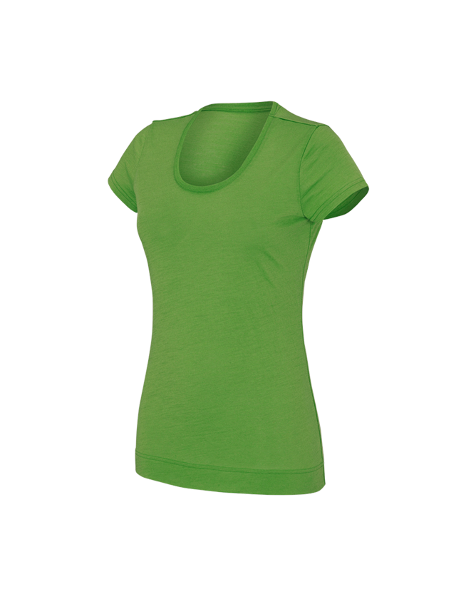 Shirts, Pullover & more: e.s. T-shirt Merino light, ladies' + sea green