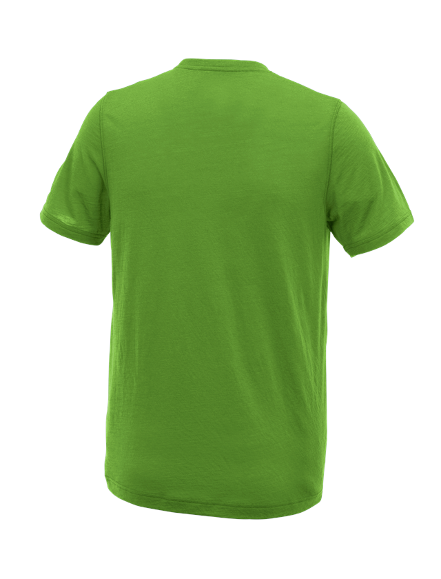 Shirts & Co.: e.s. T-Shirt Merino light + seegrün 3