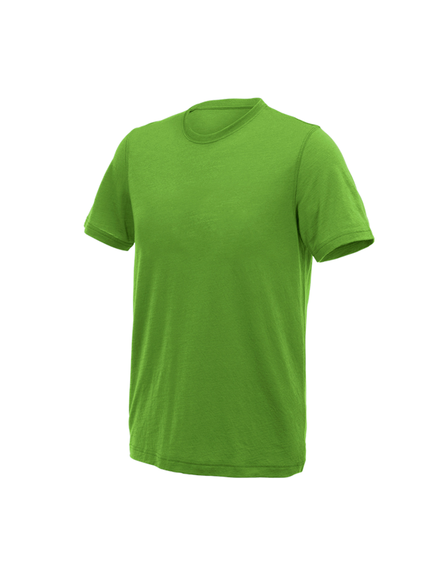 Shirts, Pullover & more: e.s. T-shirt Merino light + sea green 2