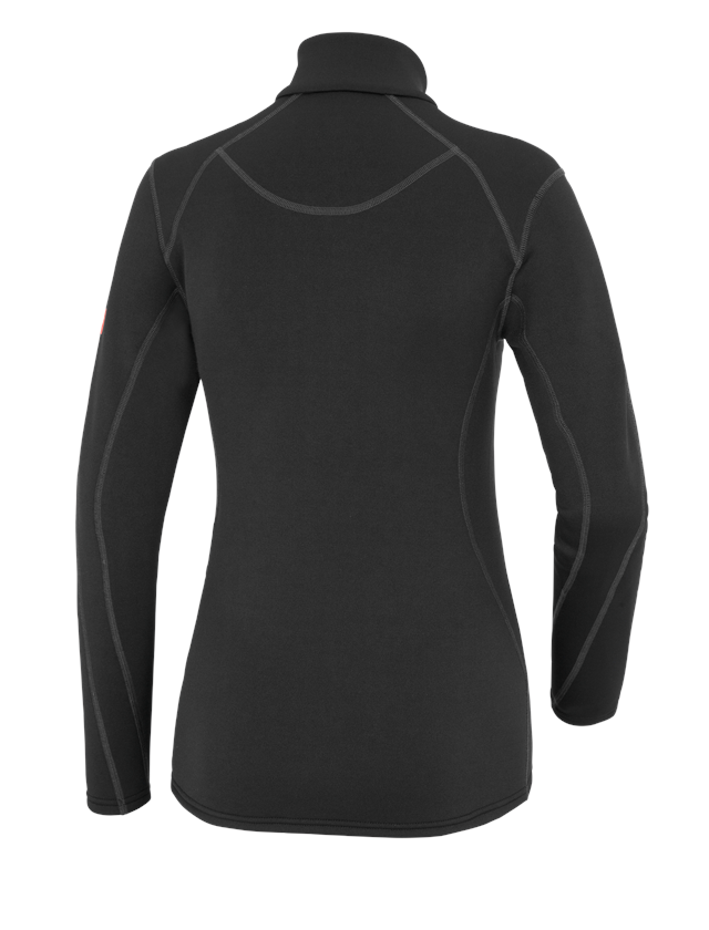 Vêtements thermiques: e.s.pull de fonction thermo stretch- x-warm,femmes + noir 1