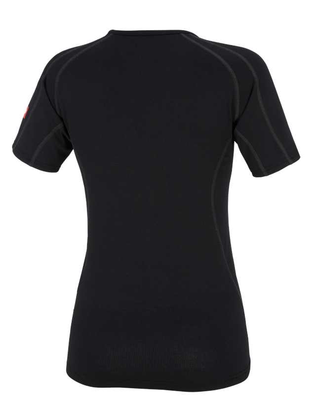 Vêtements thermiques: e.s. Fonction-T-Shirt clima-pro,warm, femmes + noir 3