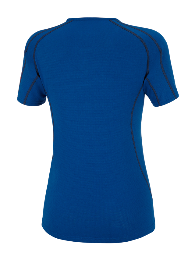 Vêtements thermiques: e.s. Fonction-T-Shirt clima-pro, warm, femmes + bleu gentiane 3