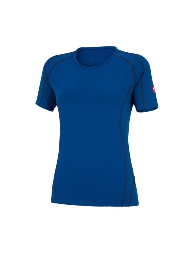 Vêtements thermiques: e.s. Fonction-T-Shirt clima-pro, warm, femmes + bleu gentiane 2