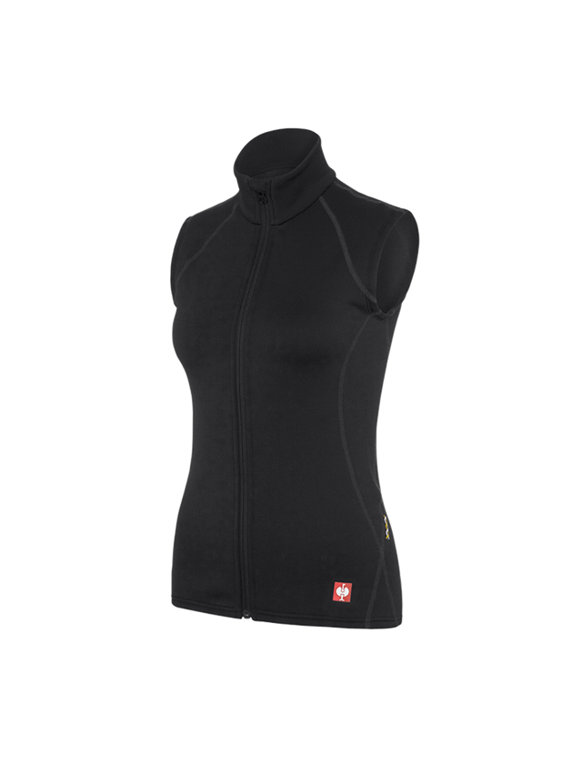 Vêtements thermiques: e.s. Gilet thermo stretch - x-warm, femmes + noir