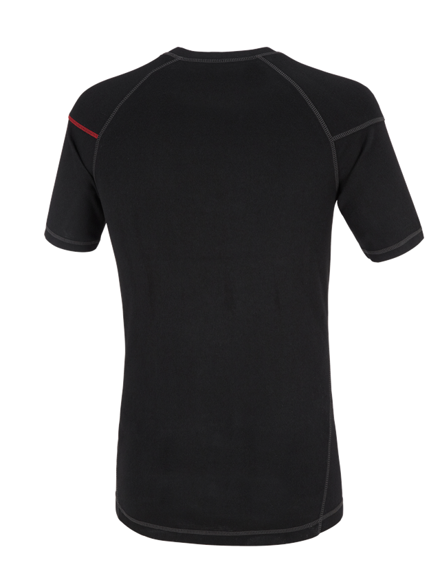 Unterwäsche | Thermokleidung: e.s. Funktions-T-Shirt basis-warm + schwarz 3