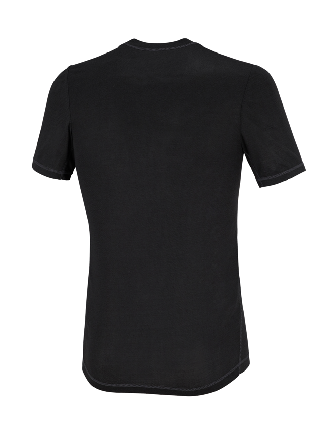 Unterwäsche | Thermokleidung: e.s. Funktions-T-Shirt basis-light + schwarz 2