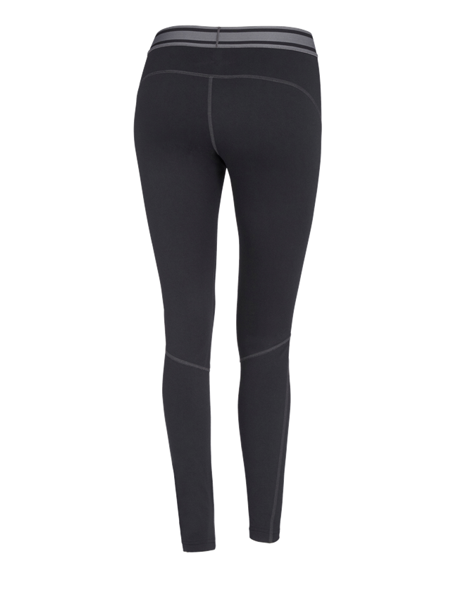 Thermal Underwear: e.s. functional long-pants clima-pro-warm,ladies' + black 1