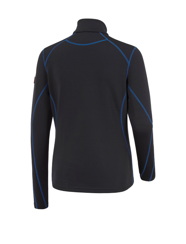 Shirts, Pullover & more: Funct.-Troyer thermo stretch e.s.motion 2020, la. + graphite/gentian blue 3
