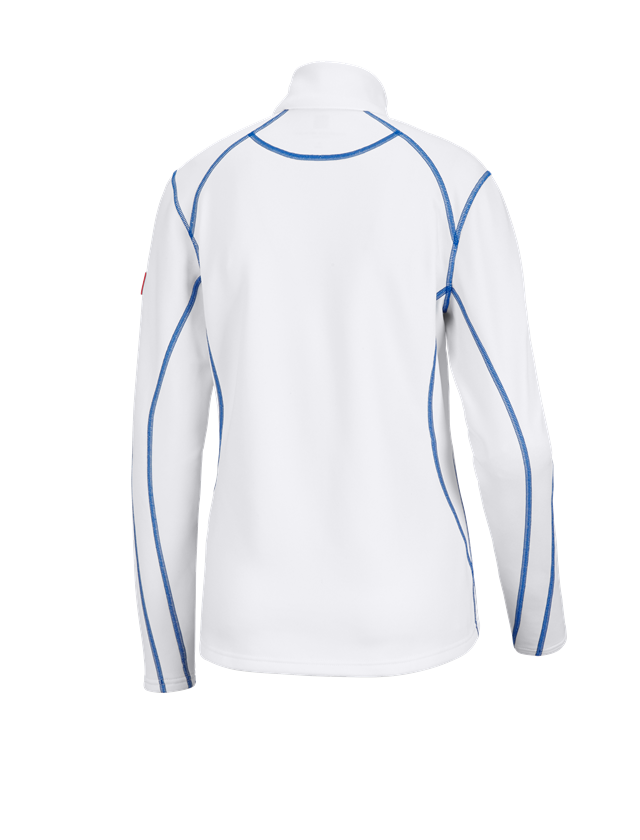 Shirts, Pullover & more: Funct.-Troyer thermo stretch e.s.motion 2020, la. + white/gentian blue 3