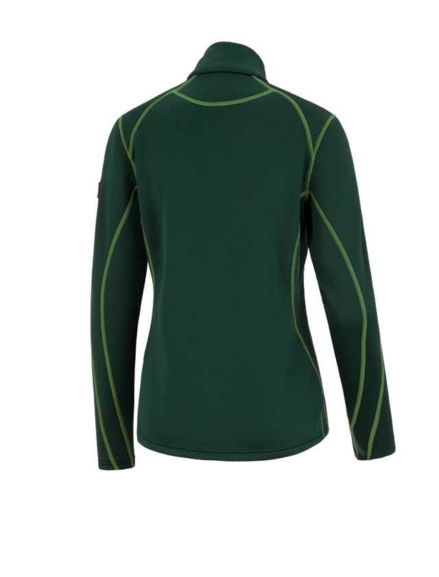 Shirts, Pullover & more: Funct.-Troyer thermo stretch e.s.motion 2020, la. + green/seagreen 2