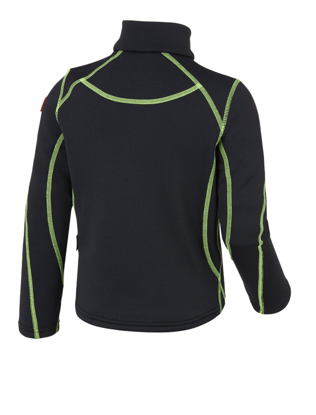 Shirts, Pullover & more: Funct.Troyer thermo stretch e.s.motion 2020 child. + black/high-vis yellow/high-vis orange 3