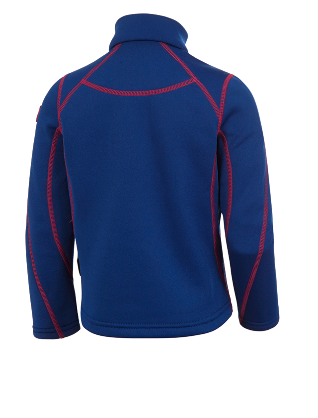 Shirts & Co.: Fun.Troyer thermo stretch e.s.motion 2020, Kinder + kornblau/feuerrot 3