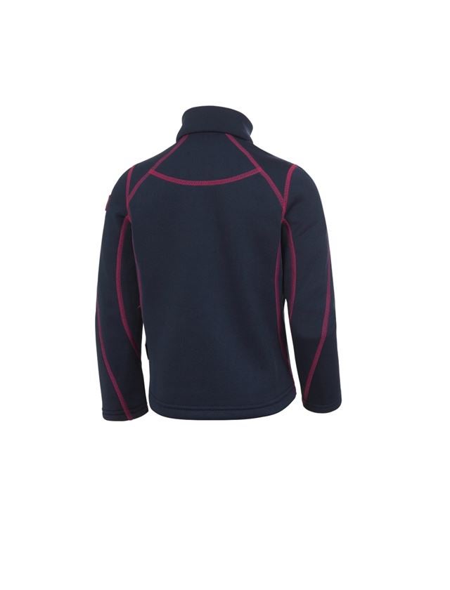 Shirts, Pullover & more: Funct.Troyer thermo stretch e.s.motion 2020 child. + navy/berry 3