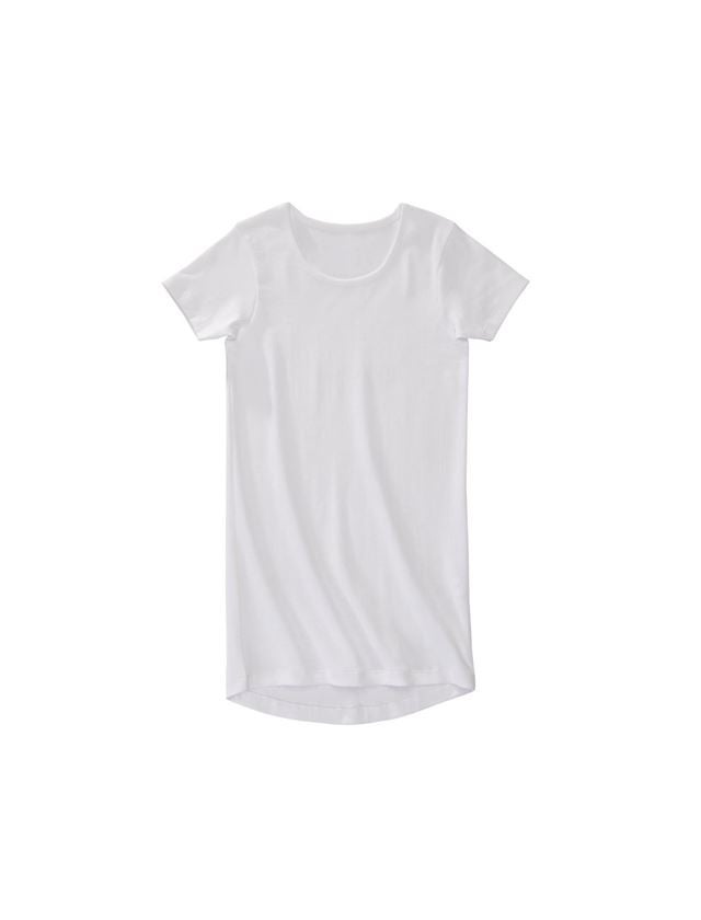 Sous-vêtements | Vêtements thermiques: e.s. Cotton rib t-shirt + blanc