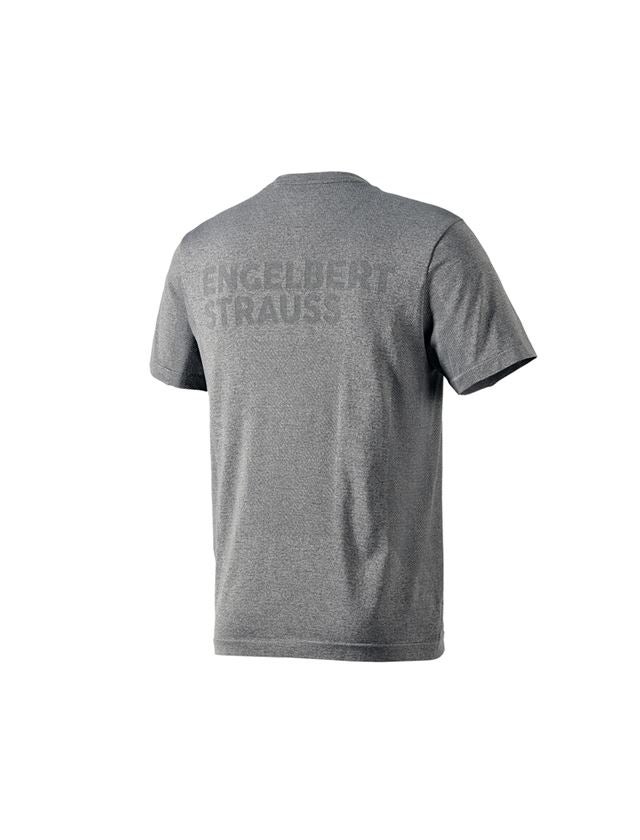Shirts, Pullover & more: T-Shirt seamless e.s.trail + basaltgrey melange 1