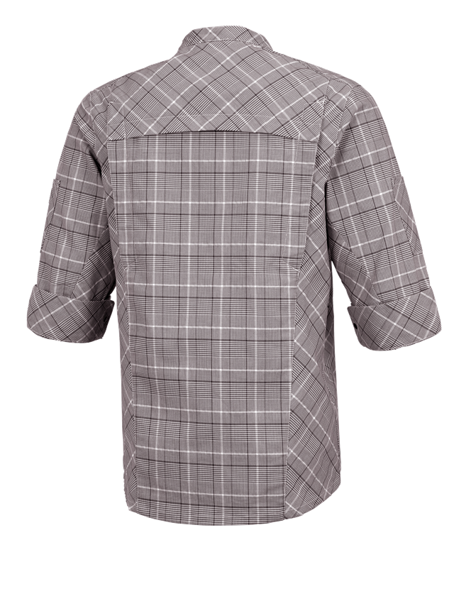 Shirts, Pullover & more: Work jacket short sleeved e.s.fusion, men's + chestnut/white 1