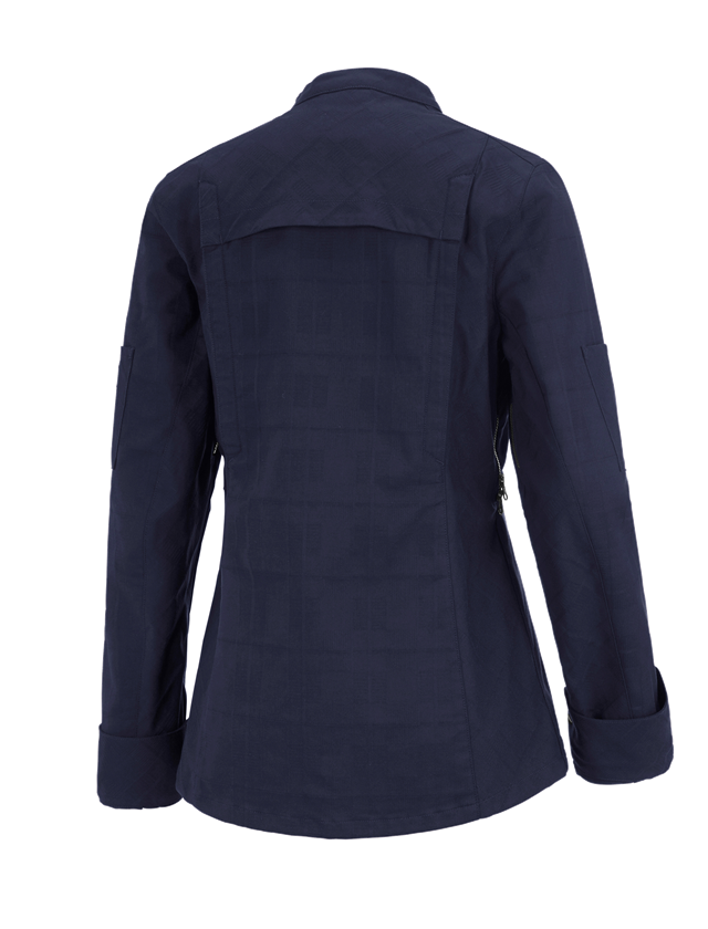 Work Jackets: Work jacket long sleeved e.s.fusion, ladies' + navy 1