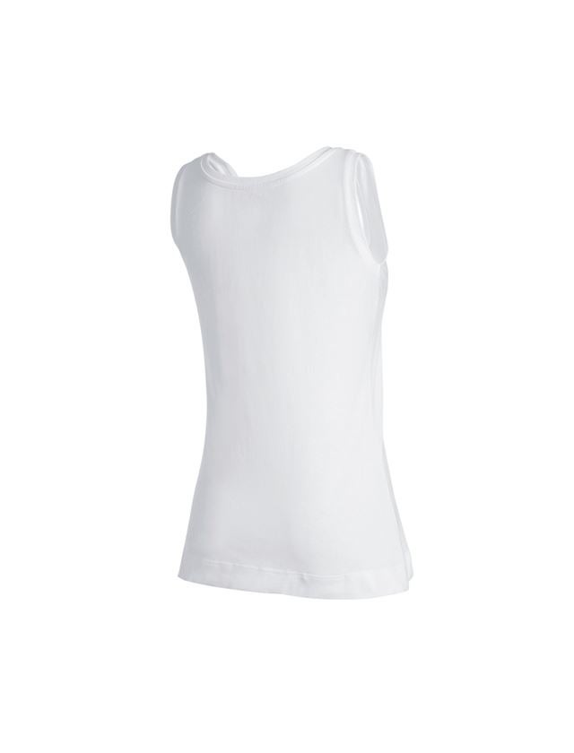 Shirts, Pullover & more: e.s. Tank top cotton stretch, ladies' + white 3