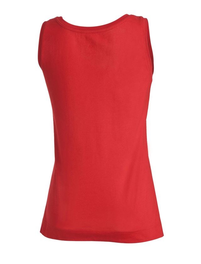 Shirts, Pullover & more: e.s. Tank top cotton stretch, ladies' + fiery red 2